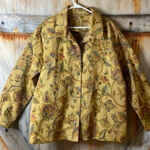 Vintage Floral Tapestry Jacket